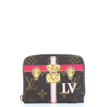 Louis Vuitton Zippy Coin Purse Limited Edition Summer Trunks Monogram Canvas