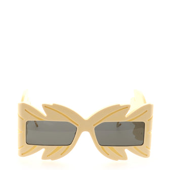 Gucci Frame Wing Square Sunglasses Acetate