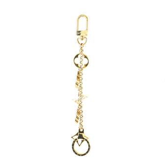 Louis Vuitton Fleur de Monogram Bag Charm and Key Holder Resin and Brass