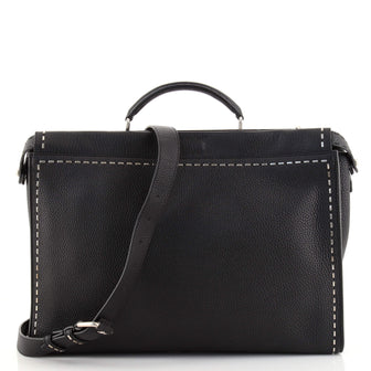 Fendi Selleria Peekaboo Bag Leather with Studded Detail XL