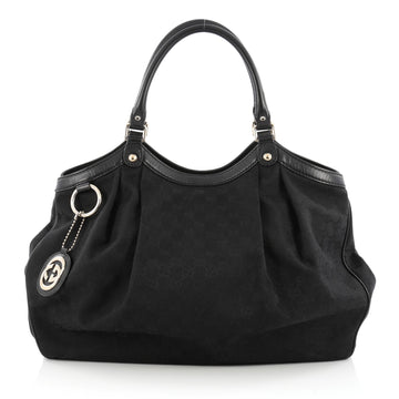 Gucci Sukey Tote GG Canvas Large black