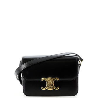 Celine Triomphe Shoulder Bag Smooth Calfskin Teen