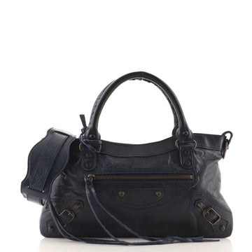 Balenciaga First Classic Studs Bag Leather