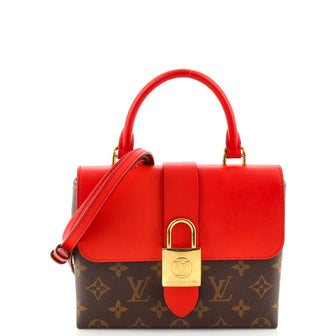Louis Vuitton Locky Handbag Monogram Canvas with Leather BB