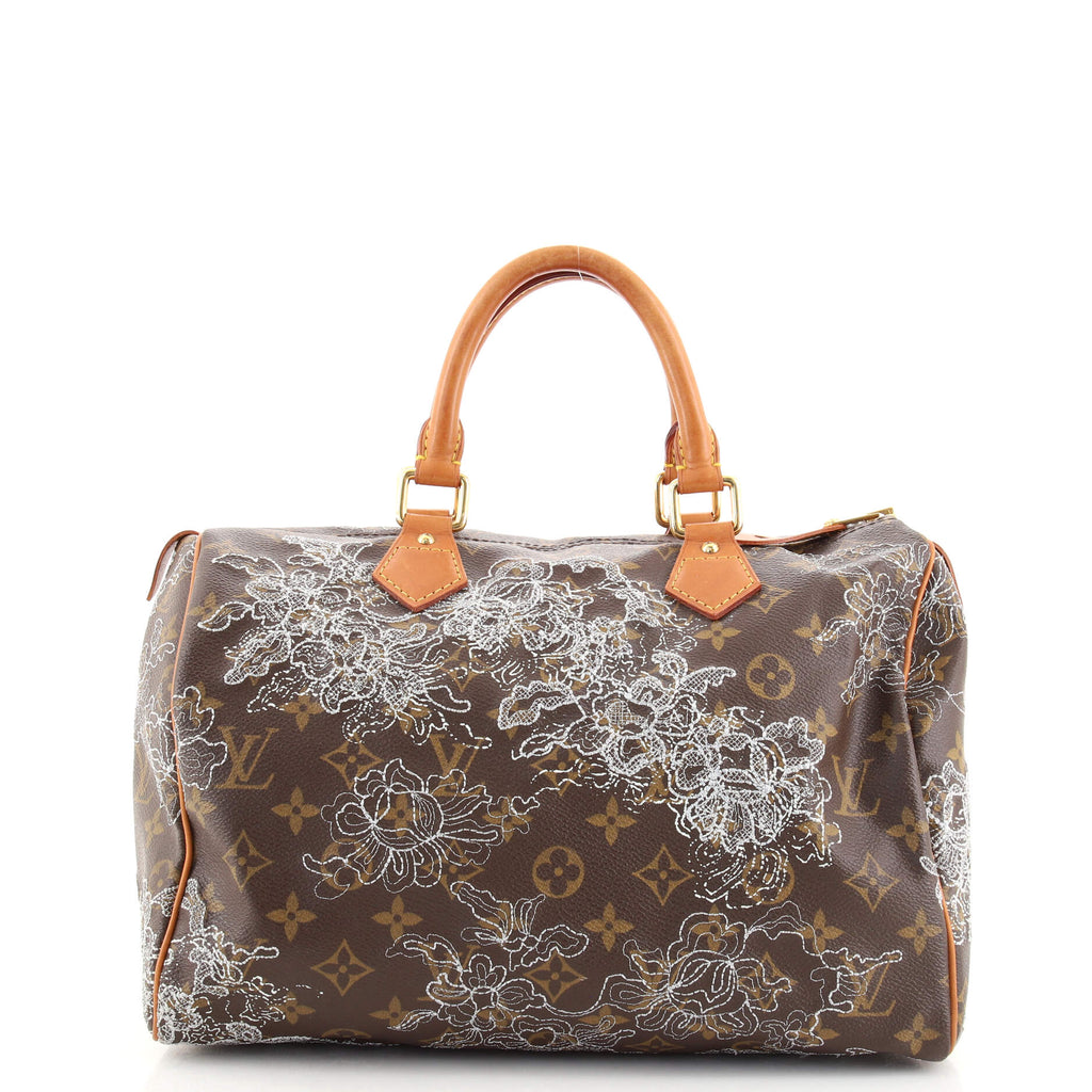 Louis Vuitton Dentelle Silver Speedy Bag - ShopperBoard