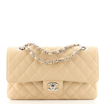 Chanel Classic Double Flap Bag Quilted Caviar Medium