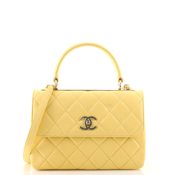 Chanel Trendy CC Top Handle Bag Quilted Lambskin Small