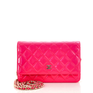 Chanel Wallet on Chain Quilted Patent