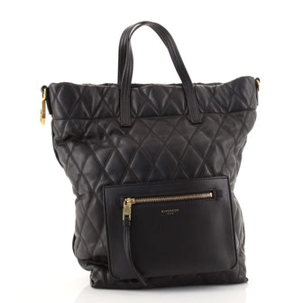 Givenchy Duo Convertible Backpack Quilted Faux Leather
