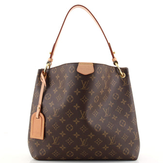 Louis Vuitton Graceful Handbag Monogram Canvas MM