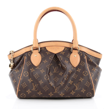 Louis Vuitton Tivoli Handbag Monogram Canvas PM brown