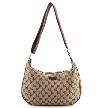 Gucci Saddle Zip Messenger Bag GG Canvas Medium