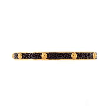 Louis Vuitton Gimme a Clue Bangle Bracelet Stingray and Metal