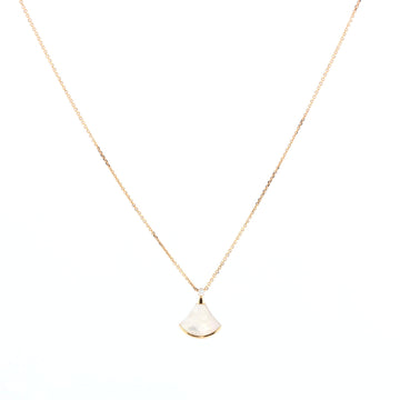 Bvlgari Diva's Dream Pendant Necklace 18K Rose Gold with Mother of Pearl and Diamond Small