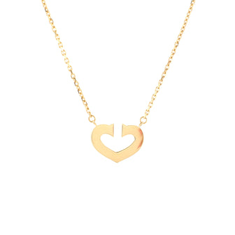 Cartier C Heart de Cartier Pendant Necklace 18K Rose Gold