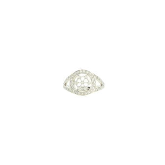 Tiffany & Co. Circle Voile Ring Platinum with Diamonds