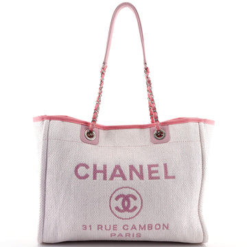 Chanel Deauville Tote Raffia Small