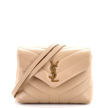 Saint Laurent LouLou Shoulder Bag Matelasse Chevron Leather Toy