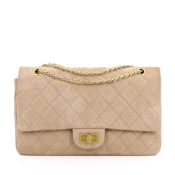 Chanel Reissue 2.55 Handbag Quilted Matte Caviar 227 Neutral