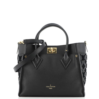 Louis Vuitton On My Side Tote Monogram Tuffetage Leather