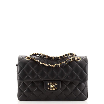 Chanel Classic Double Flap Bag Quilted Lambskin Small