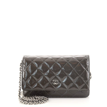 Chanel Wallet on Chain Quilted Patent