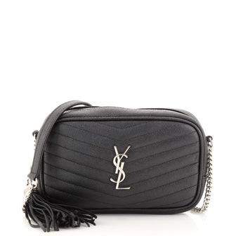 Saint Laurent Lou Camera Bag Matelasse Chevron Leather Mini