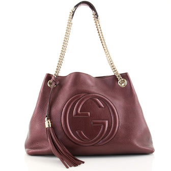 Gucci Soho Chain Strap Shoulder Bag Leather Medium