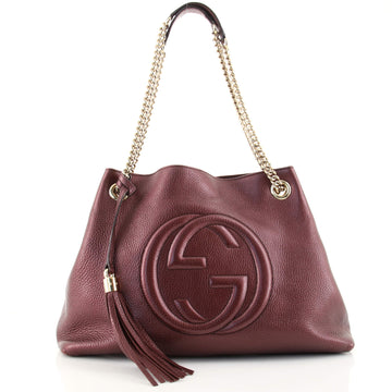 Gucci Soho Chain Strap Shoulder Bag Leather Medium