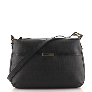 Fendi Front Pocket Messenger Bag Zucchino Coated Canvas Medium