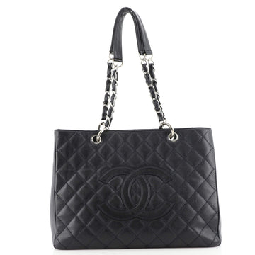 Chanel Grand Shopping Tote Quilted Caviar