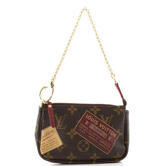 Louis Vuitton Pochette Accessoires Limited Edition Monogram Canvas Mini