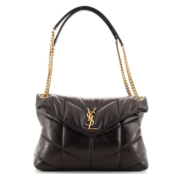 Saint Laurent LouLou Puffer Shoulder Bag Quilted Leather Medium