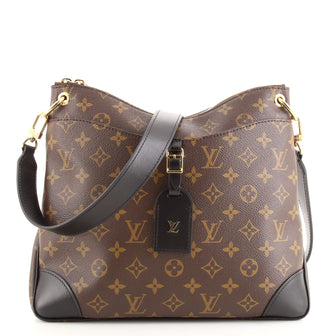Louis Vuitton Odeon NM Handbag Monogram Canvas with Leather MM