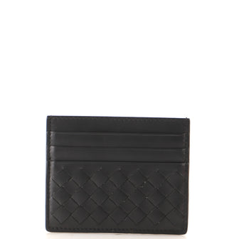 Bottega Veneta Card Holder Intrecciato Leather