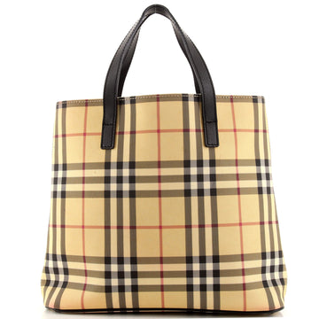 Burberry Canterbury Tote Horseferry Check Canvas Small