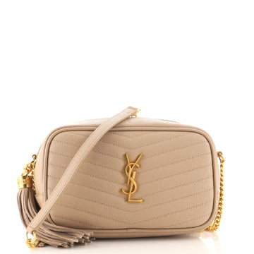 Saint Laurent Lou Camera Bag Matelasse Chevron Leather Mini