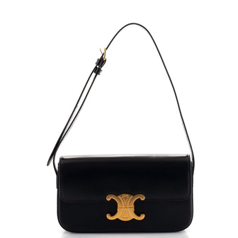 Celine Triomphe East-West Shoulder Bag Smooth Calfskin