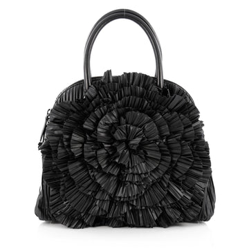 Valentino Petale Dome Bag Pleated Leather