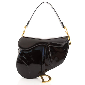 Christian Dior Saddle Bag Patent Medium