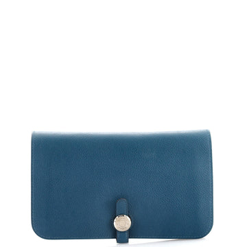Hermes Dogon Duo Combined Wallet Leather