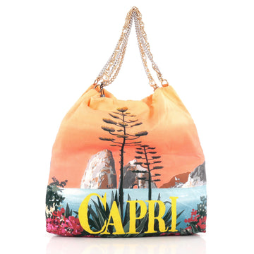 Dolce & Gabbana Anita Tote Printed Silk