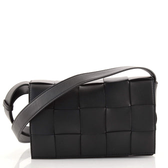 Bottega Veneta Cassette Crossbody Bag Maxi Intrecciato Leather