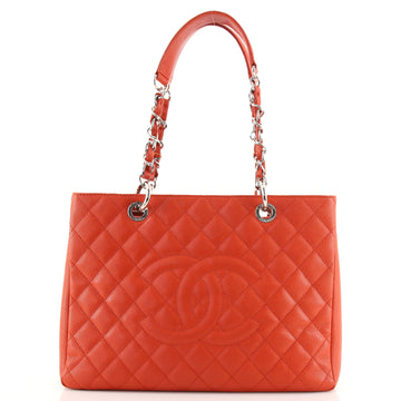 Chanel Grand Shopping Tote Quilted Caviar XL
