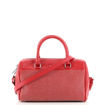 Saint Laurent Classic Baby Duffle Bag Studded Leather