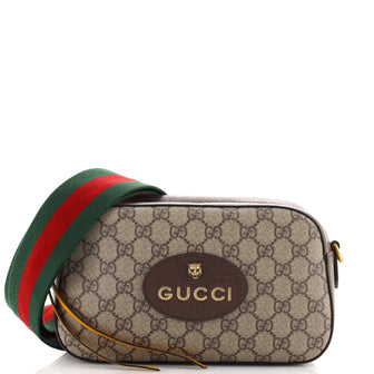 Gucci Neo Vintage Camera Messenger Bag GG Coated Canvas