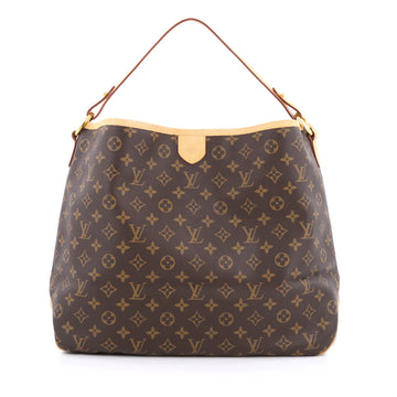 Louis Vuitton Delightful Handbag Monogram Canvas MM brown