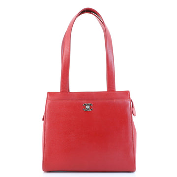 Chanel Vintage CC Lock Tote Caviar Medium