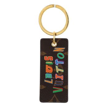 Louis Vuitton LV x NBA Letters Tab Bag Charm and Key Holder Monogram Canvas
