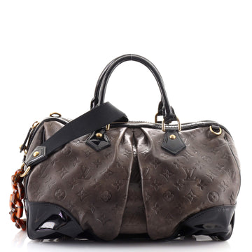Louis Vuitton Stephen Handbag Monogram Embossed Leather
